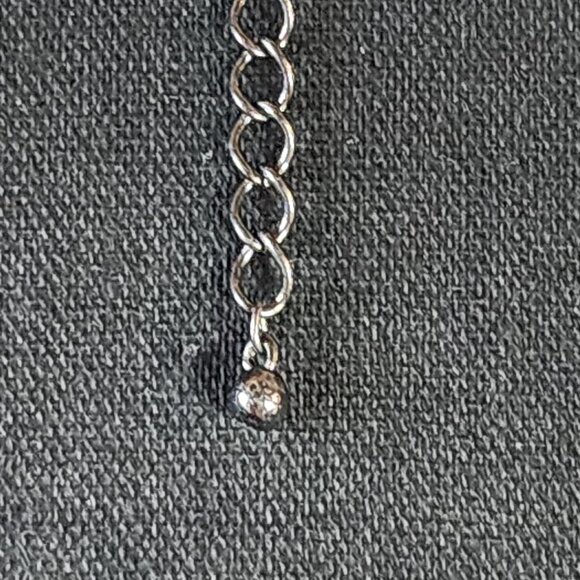 Chico's Pewter Chocolate Metal Tone Chunky Long Stmt 37.5" Rope Chain Necklace - Picture 11 of 16